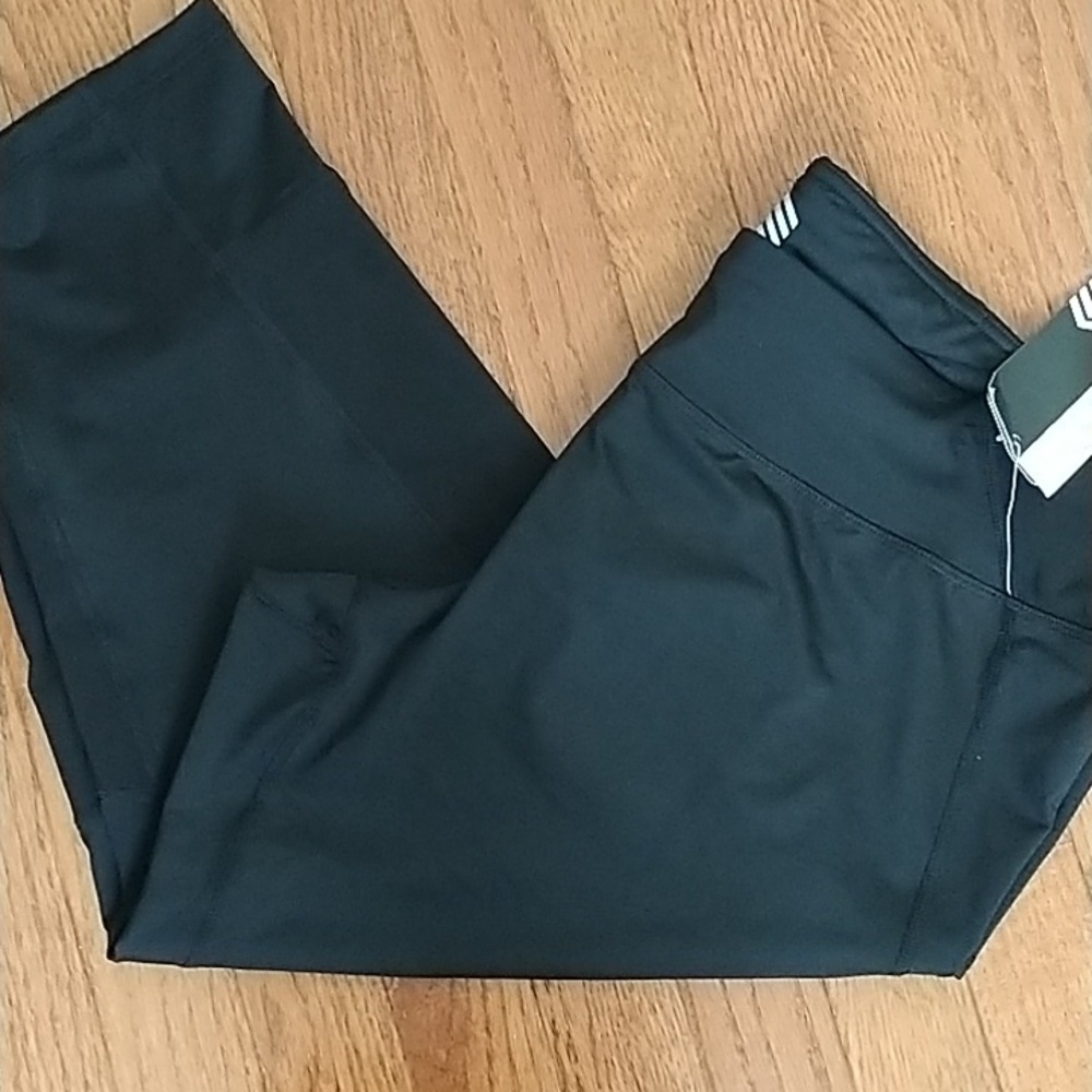 Juxu Performance Black Crop Pants 2X
